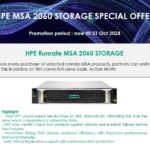 HPE MSA 2060 Storage Special Offer